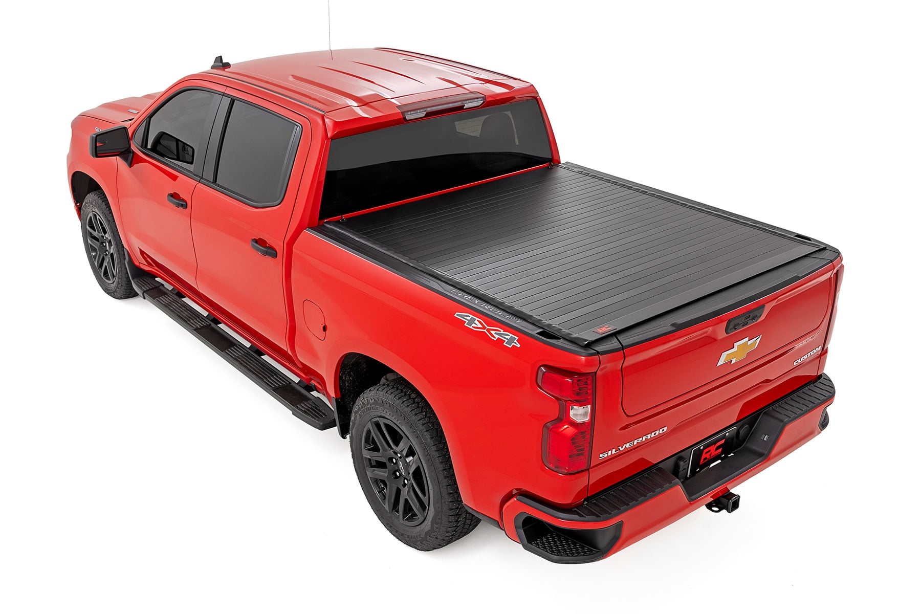 Hard Roll Up Bed Cover 6 Foot 7 Inch Bed Chevy/GMC Sierra 1500 (19-26)/Silverado 1500 (19-26) Rough Country-2