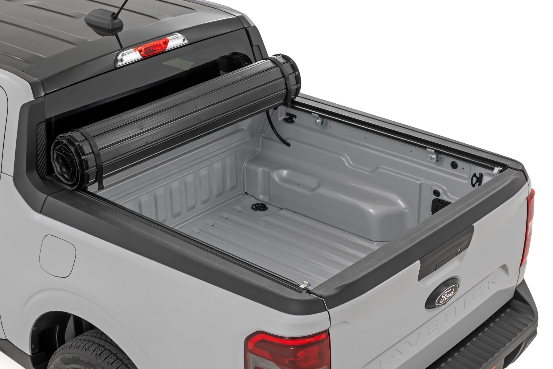 Hard Roll Up Bed Cover 4 Foot 6 Inch Bed Ford Maverick 2WD/4WD (2022-2026) Rough Country-1