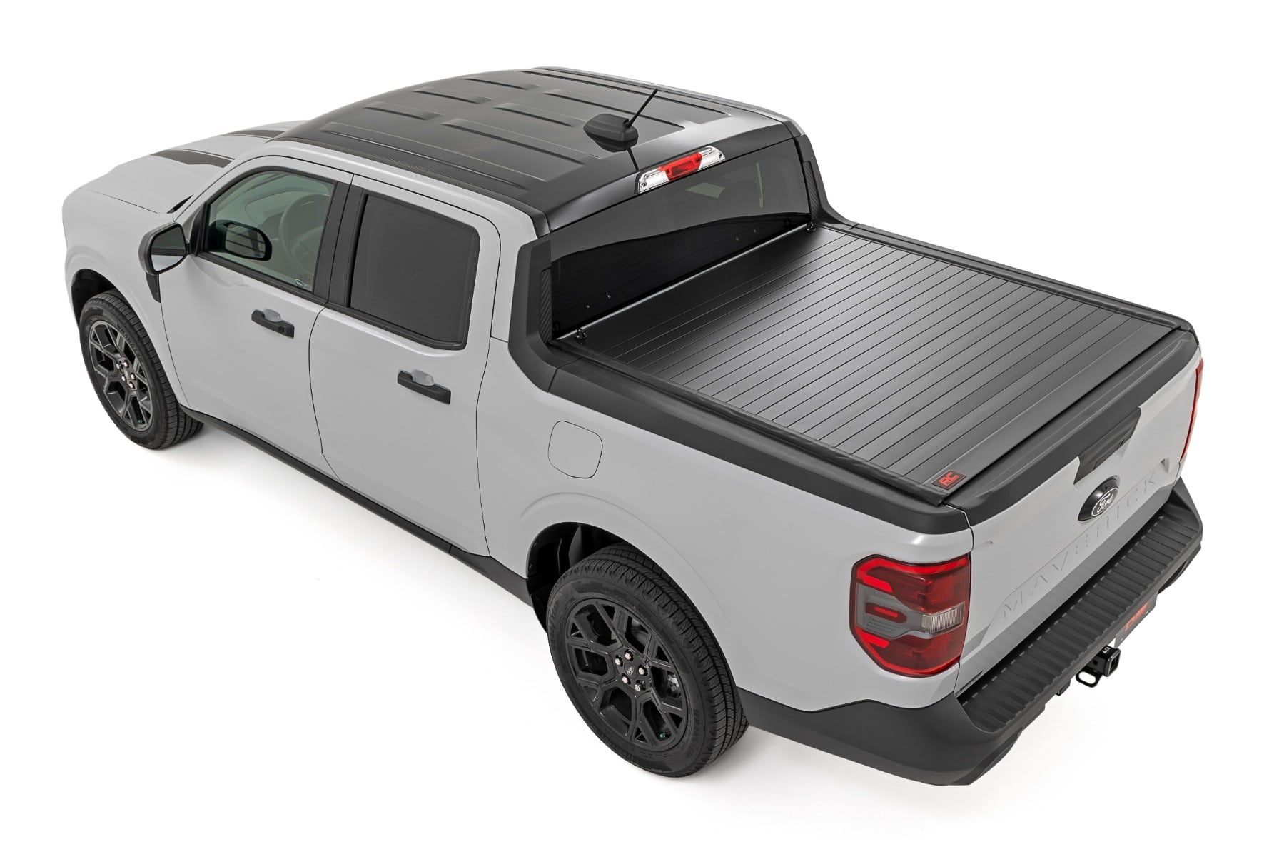 Hard Roll Up Bed Cover 4 Foot 6 Inch Bed Ford Maverick 2WD/4WD (2022-2026) Rough Country-2