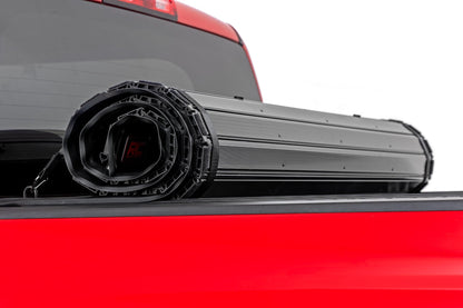 Hard Roll Up Bed Cover 5 Foot 9 Inch Bed Silverado/Sierra 1500 (14-18 & Classic) Rough Country-3