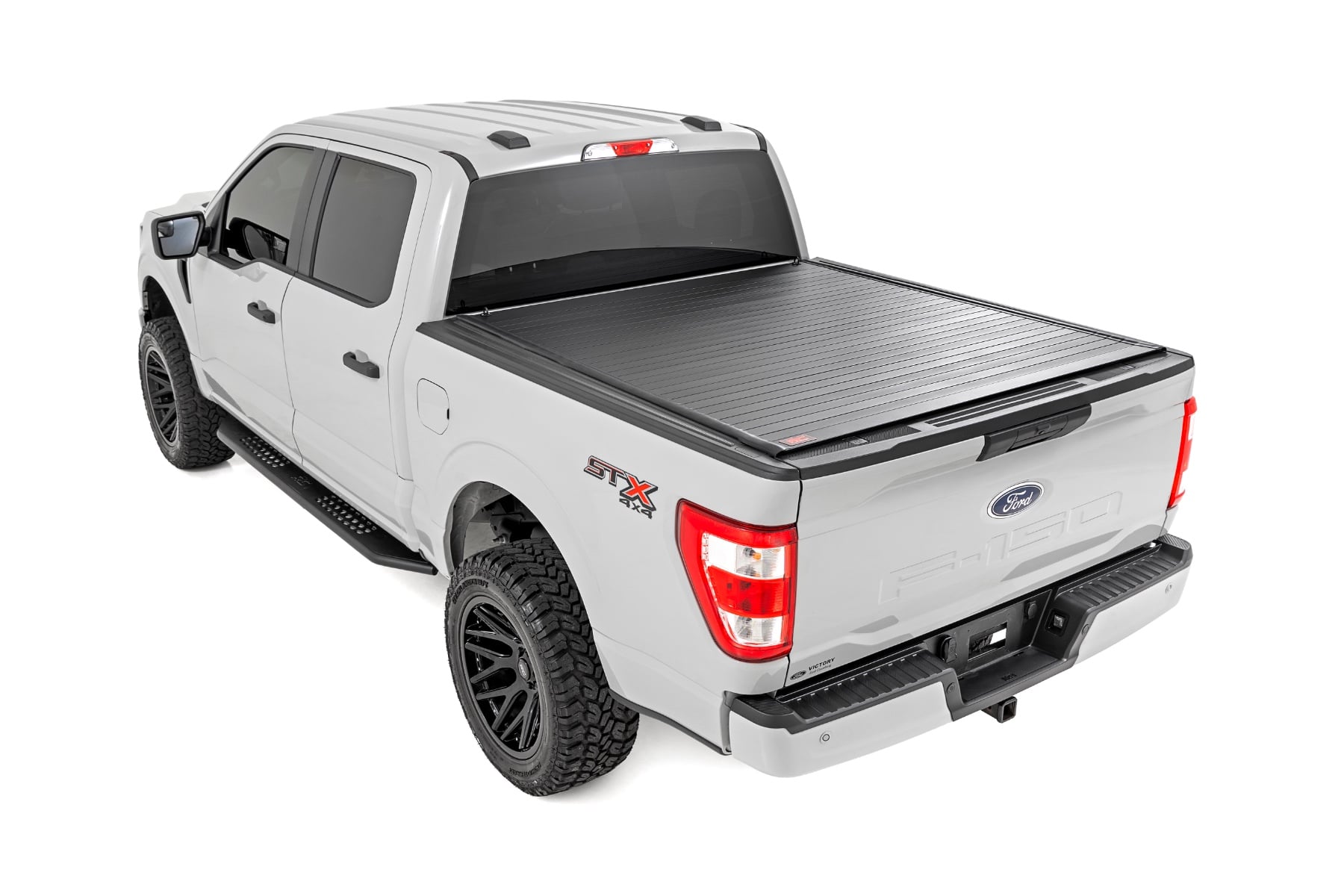 Hard Roll Up Bed Cover 5 Foot 7 Inch Bed Ford F-150 (15-26)/F-150 Lightning (22-26) Rough Country-2