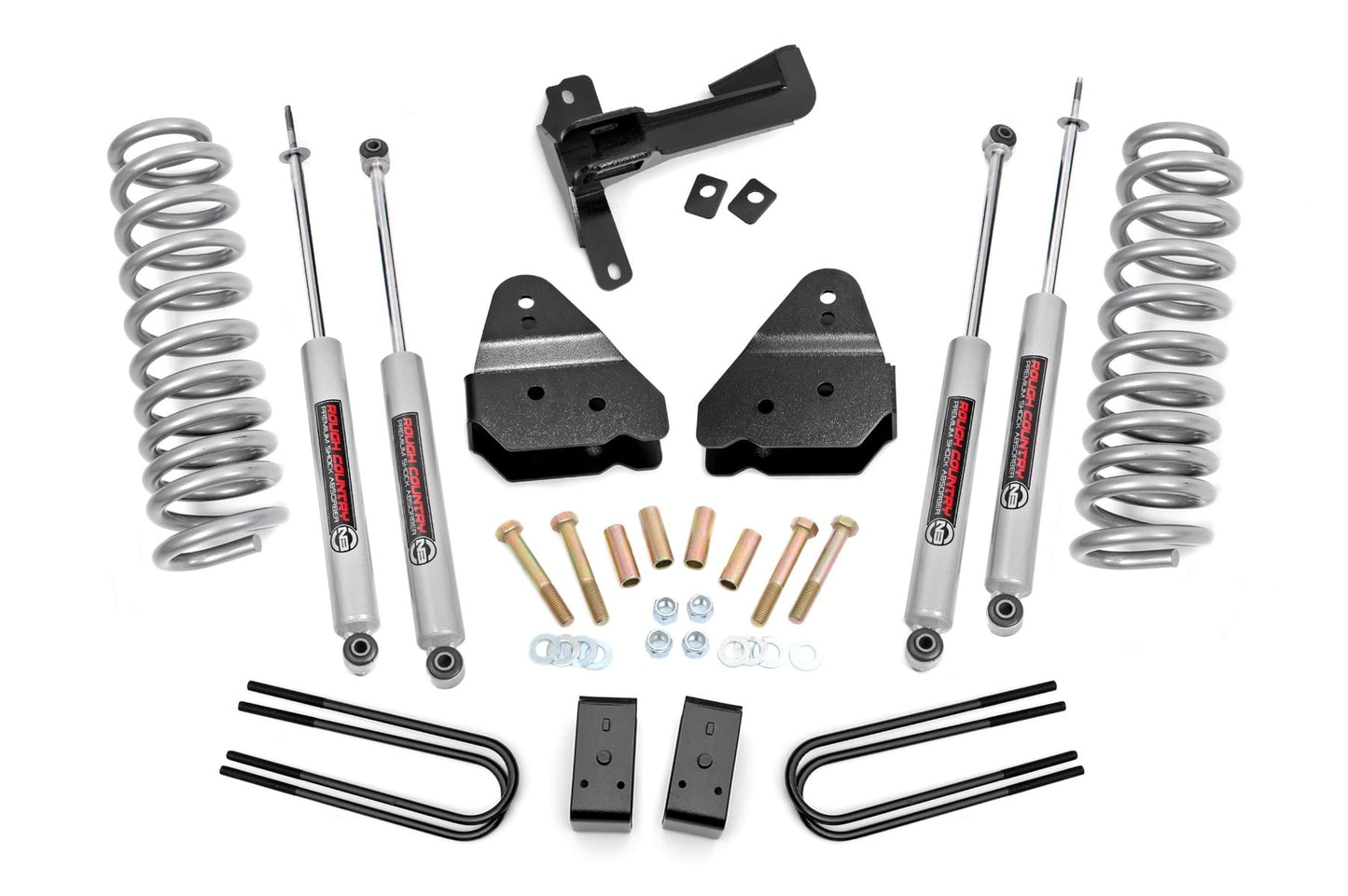 3 Inch Lift Kit N3 Front Gas Coils Ford F-250 Super Duty 4WD (17-22) Rough Country