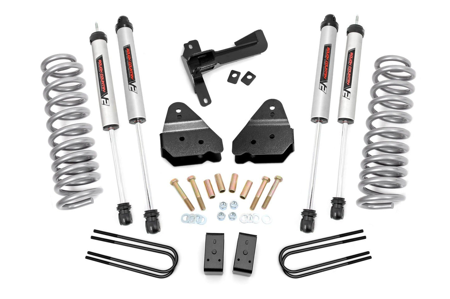 3 Inch Lift Kit V2 Front Gas Coils Ford F-250 Super Duty 4WD (17-22) Rough Country