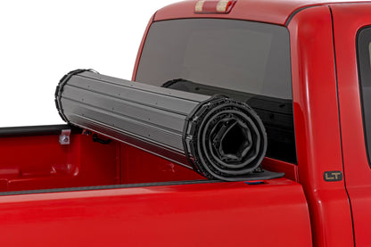 Hard Roll Up Bed Cover 6 Foot 7 Inch Bed Silverado/Sierra 1500 (00-06 & Classic) Rough Country-3