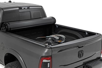 Hard Roll Up Bed Cover 6 Foot 4 Inch Bed Ram 1500 (09-18)/2500 (09-26) Rough Country-1