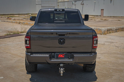 Hard Roll Up Bed Cover 6 Foot 4 Inch Bed Ram 1500 (09-18)/2500 (09-26) Rough Country-3