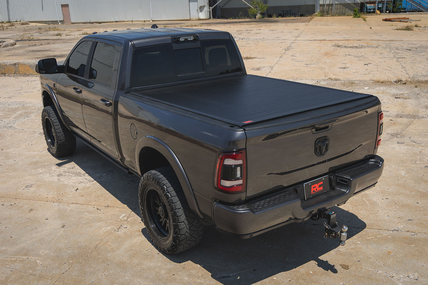 Hard Roll Up Bed Cover 6 Foot 4 Inch Bed Ram 1500 (09-18)/2500 (09-26) Rough Country-4