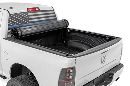 Hard Roll Up Bed Cover 5 Foot 7 Inch Bed Ram 1500 (09-18)/2500 (09-26) Rough Country-1