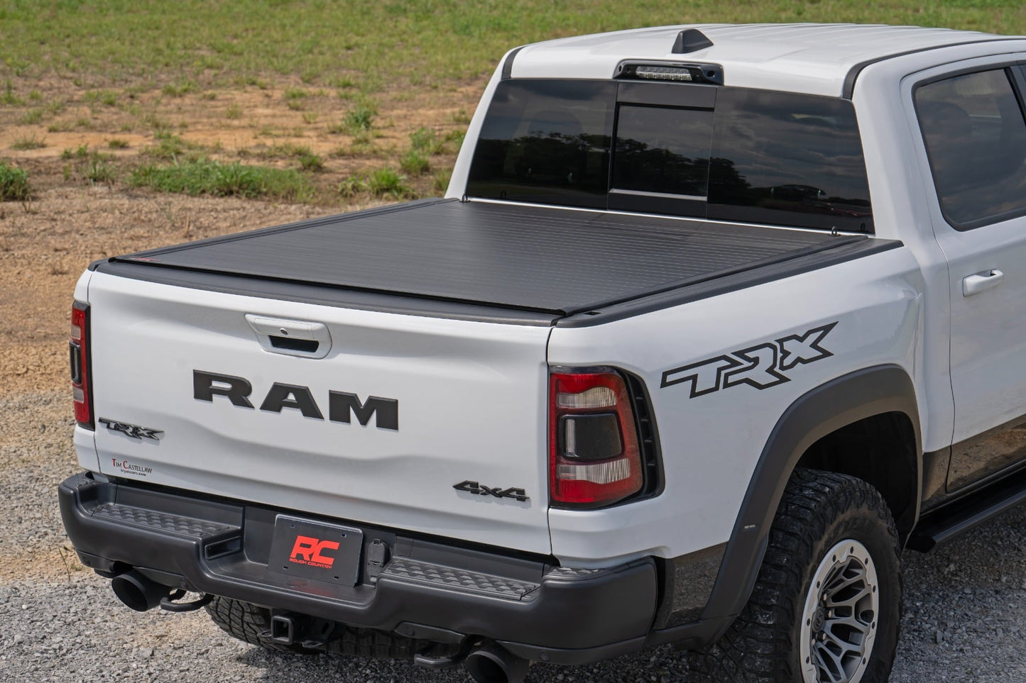 Hard Roll Up Bed Cover 5 Foot 7 Inch Bed Ram 1500 (19-26)/1500 TRX (21-24) Rough Country-5