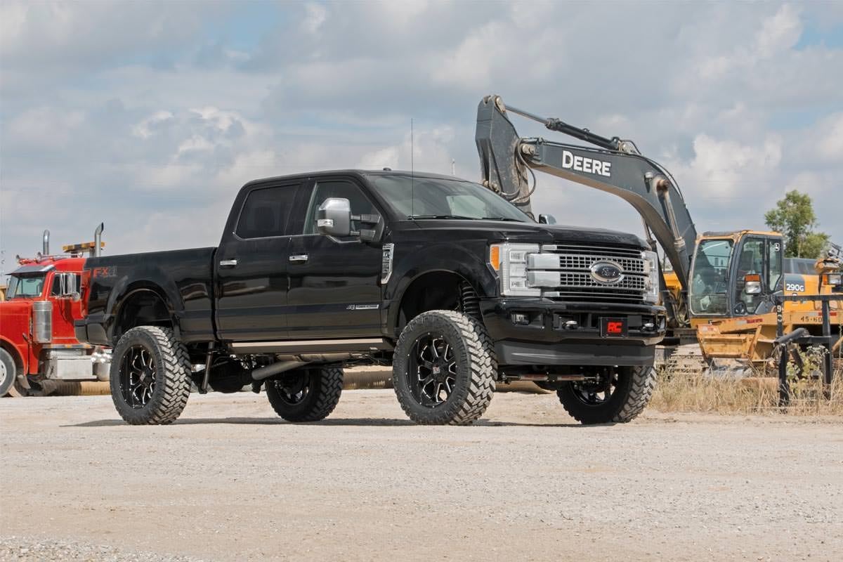 6 Inch Lift Kit Diesel OVLD C/O Vertex Ford F-250/F-350 Super Duty (17-22) Rough Country-2