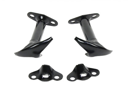 Jeep CJ/YJ Hood Catch Pair 55-95 CJ and Wrangler YJ Powdercoat Black Kentrol-1