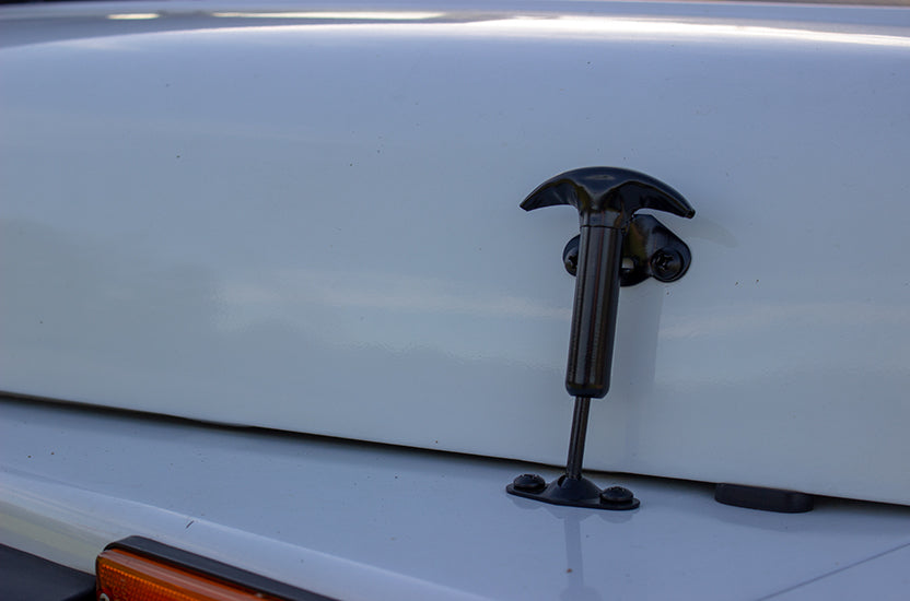 Kentrol Jeep CJ/YJ Hood Catch Pair 55-95 CJ and Wrangler YJ Powdercoat Black Kentrol