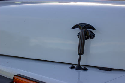 Jeep CJ/YJ Hood Catch Pair 55-95 CJ and Wrangler YJ Powdercoat Black Kentrol-4