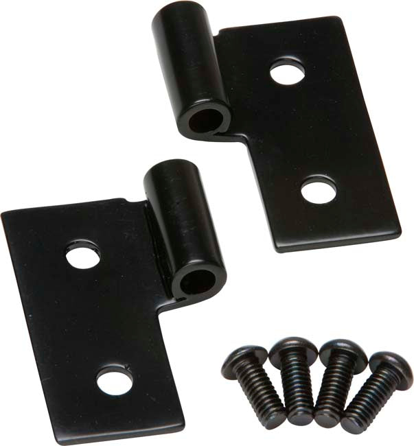 Kentrol JEEP CJ/YJ/TJ Lower Door Hinge Pair 76-06 CJ and Wrangler YJ/TJ Powdercoat Black Kentrol