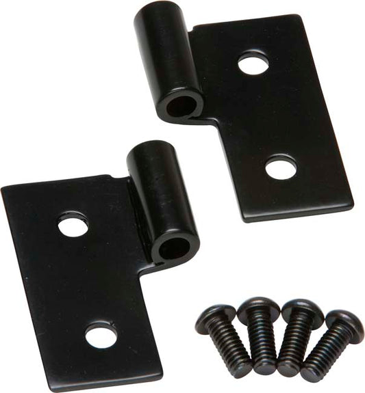 Kentrol JEEP CJ/YJ/TJ Lower Door Hinge Pair 76-06 CJ and Wrangler YJ/TJ Powdercoat Black Kentrol