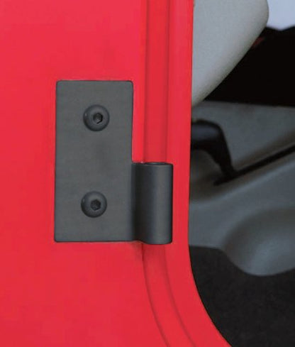 JEEP CJ/YJ/TJ Lower Door Hinge Pair 76-06 CJ and Wrangler YJ/TJ Powdercoat Black Kentrol-5
