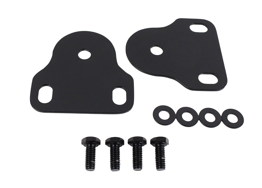 Kentrol Jeep CJ/YJ Interior Windshield Brackets Pair 76-95 CJ and Wrangler YJ Powdercoat Black Kentrol