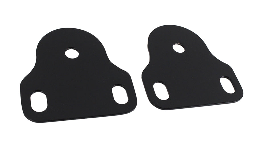 Kentrol Jeep CJ/YJ Interior Windshield Brackets Pair 76-95 CJ and Wrangler YJ Powdercoat Black Kentrol