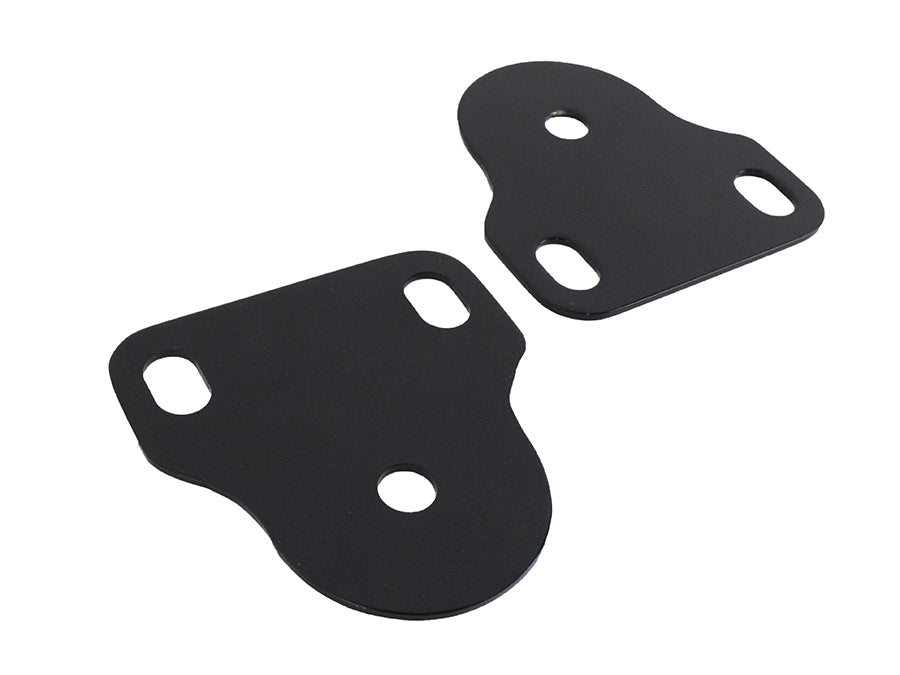 Kentrol Jeep CJ/YJ Interior Windshield Brackets Pair 76-95 CJ and Wrangler YJ Powdercoat Black Kentrol