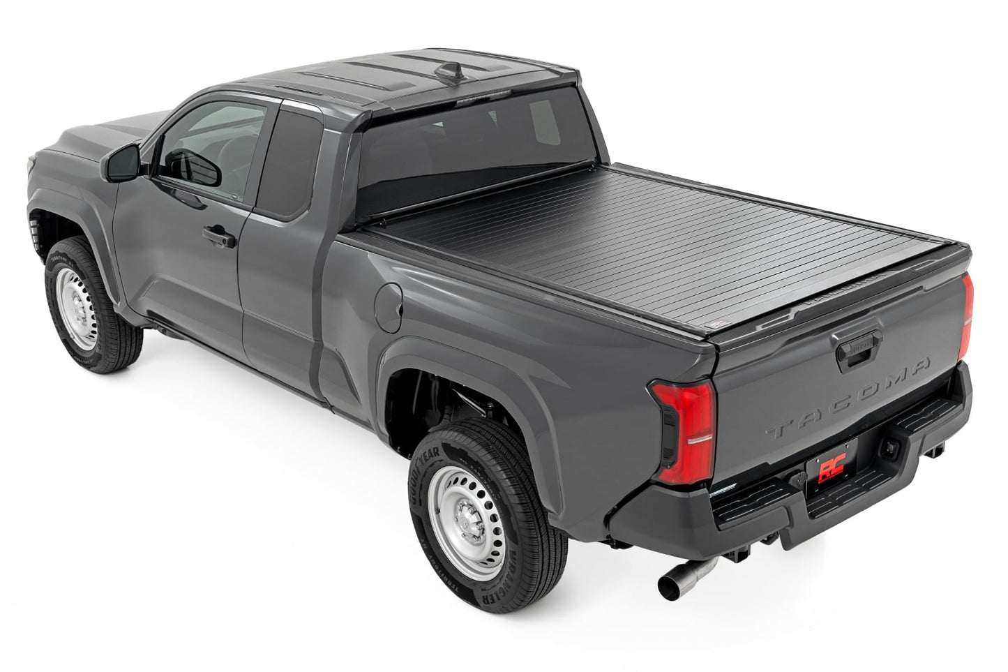 Hard Roll Up Bed Cover 6 Foot Bed Toyota Tacoma 2WD/4WD (2024-2026) Rough Country-2