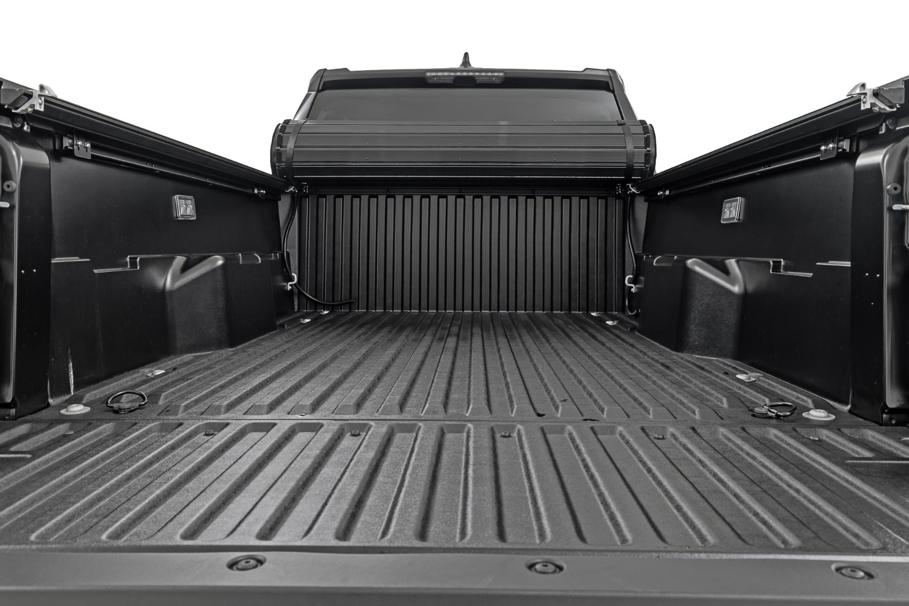 Hard Roll Up Bed Cover 6 Foot Bed Toyota Tacoma 2WD/4WD (2024-2026) Rough Country-3