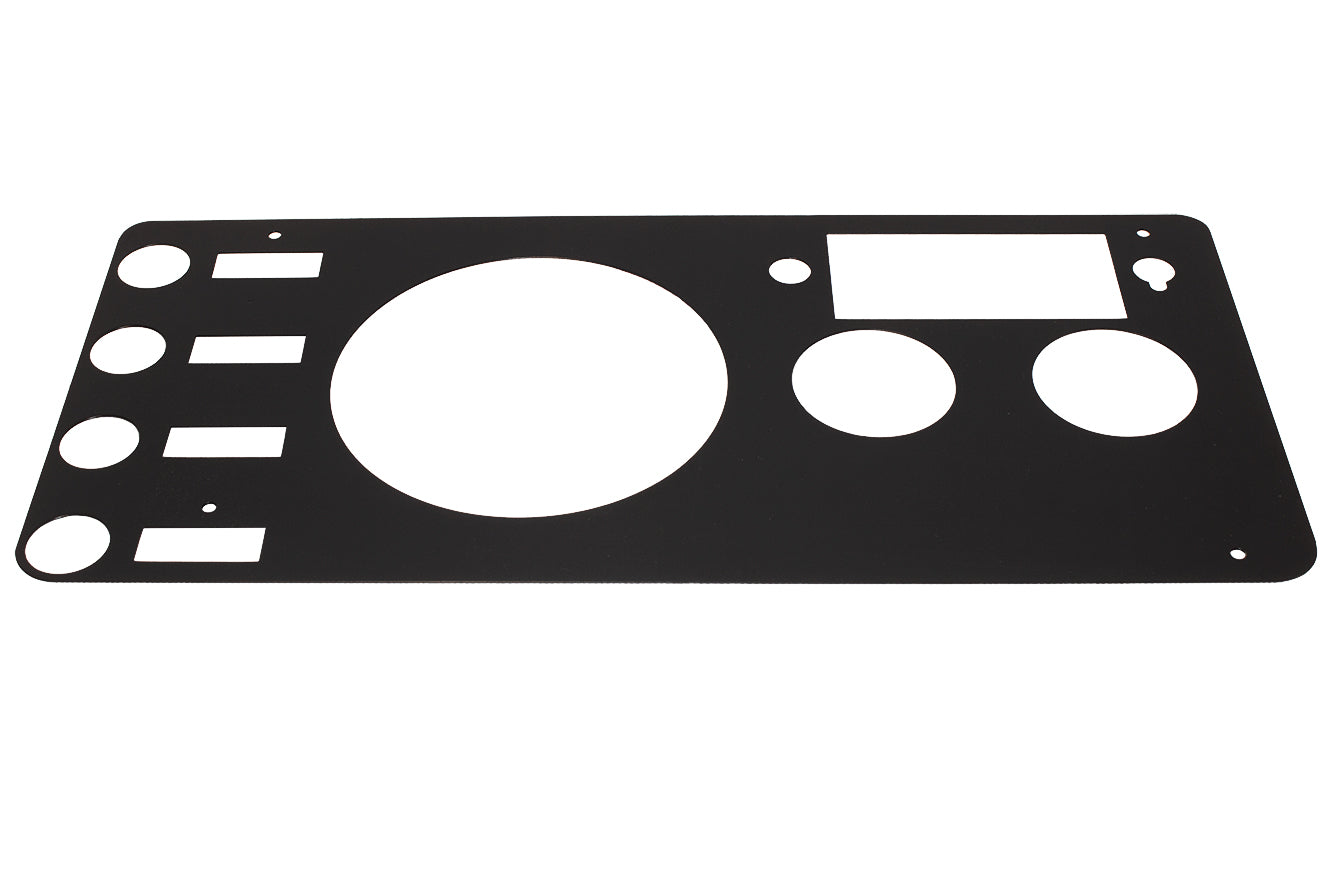 Kentrol Jeep CJ Gauge Cover 76-86 CJ Powdercoat Black Kentrol