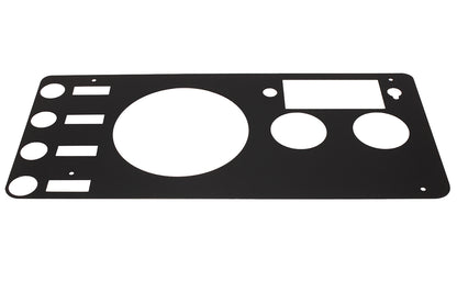 Jeep CJ Gauge Cover 76-86 CJ Powdercoat Black Kentrol-1
