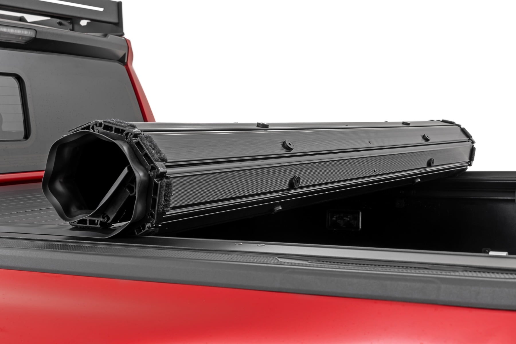 Hard Roll Up Bed Cover 5 Foot Bed Toyota Tacoma 2WD/4WD (2024-2026) Rough Country-3