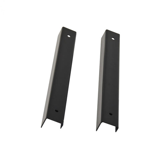 Jeep CJ5 Entry Guards Pair 55-83 CJ5 Powdercoat Black Kentrol-1