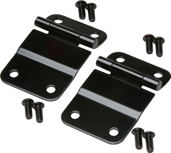 Kentrol Jeep CJ Tailgate Hinge Pair 76-86 CJ7 Powdercoat Black Kentrol