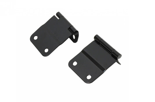 Jeep CJ Tailgate Hinge Pair 76-86 CJ7 Powdercoat Black Kentrol-1