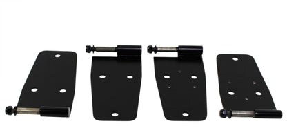 Jeep CJ/YJ Hardtop Door Hinge Set 4 Pieces 76-93 CJ and Wrangler YJ Powdercoat Black Kentrol-1