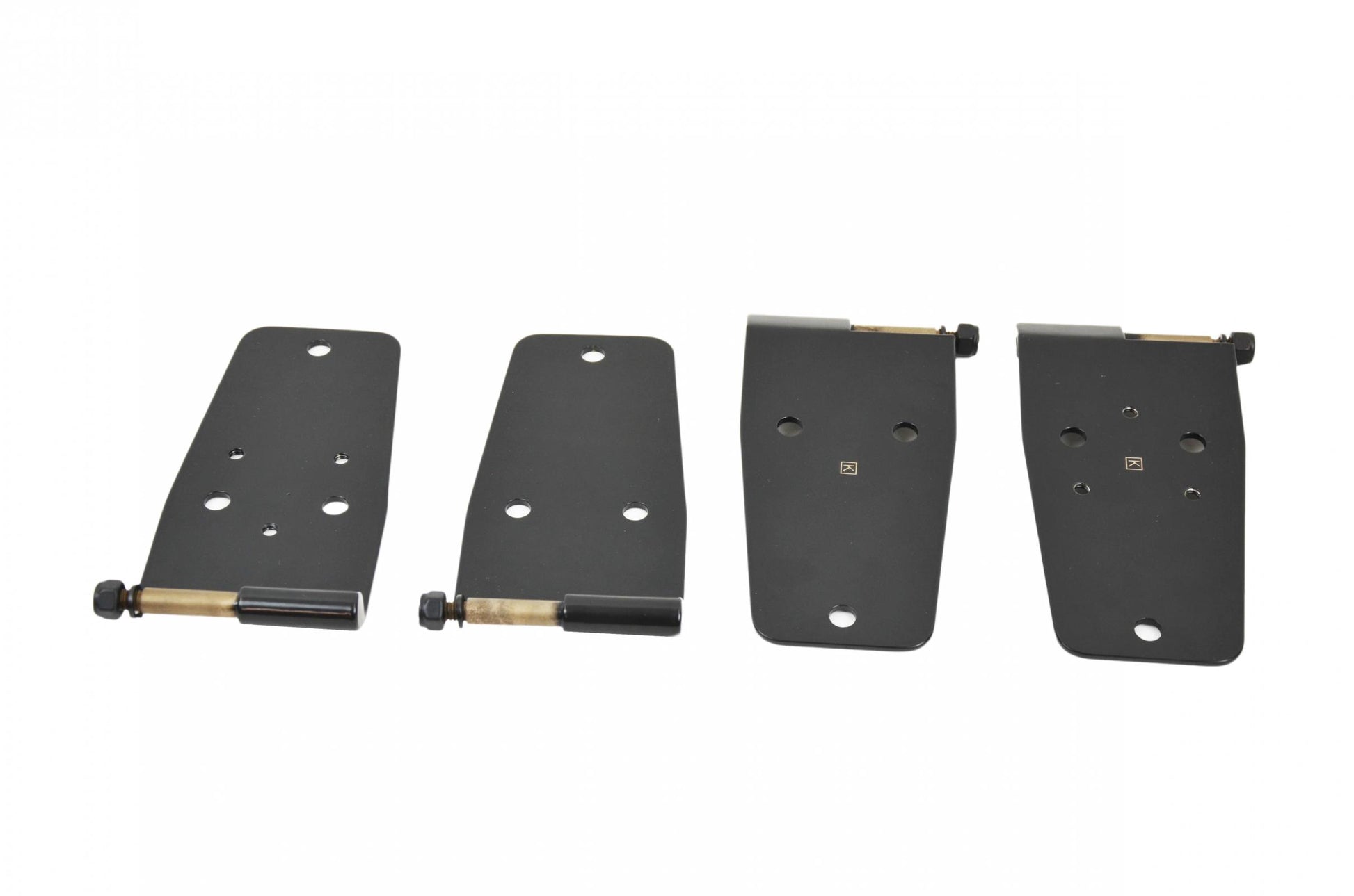 Kentrol Jeep CJ/YJ Hardtop Door Hinge Set 4 Pieces 76-93 CJ and Wrangler YJ Powdercoat Black Kentrol