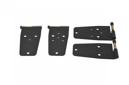 Jeep CJ/YJ Hardtop Door Hinge Set 4 Pieces 76-93 CJ and Wrangler YJ Powdercoat Black Kentrol-3