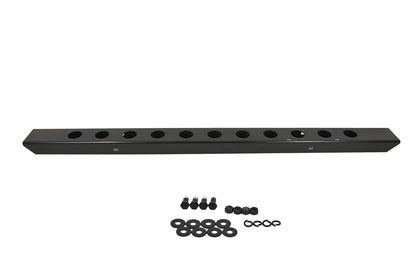 Jeep CJ 54 Inch Front Bumper with holes 45-86 CJ Powdercoat Black Kentrol