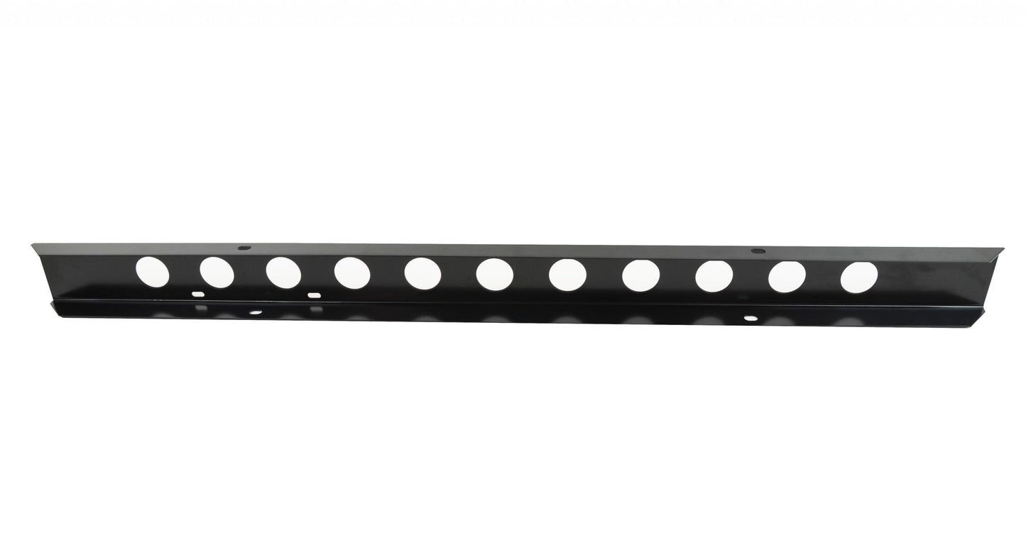 Kentrol Jeep CJ 54 Inch Front Bumper with holes 45-86 CJ Powdercoat Black Kentrol