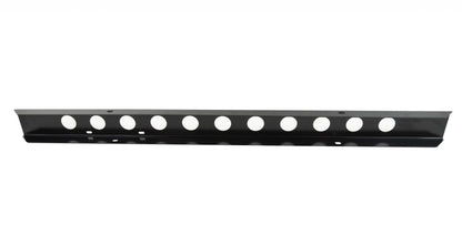 Jeep CJ 54 Inch Front Bumper with holes 45-86 CJ Powdercoat Black Kentrol-2