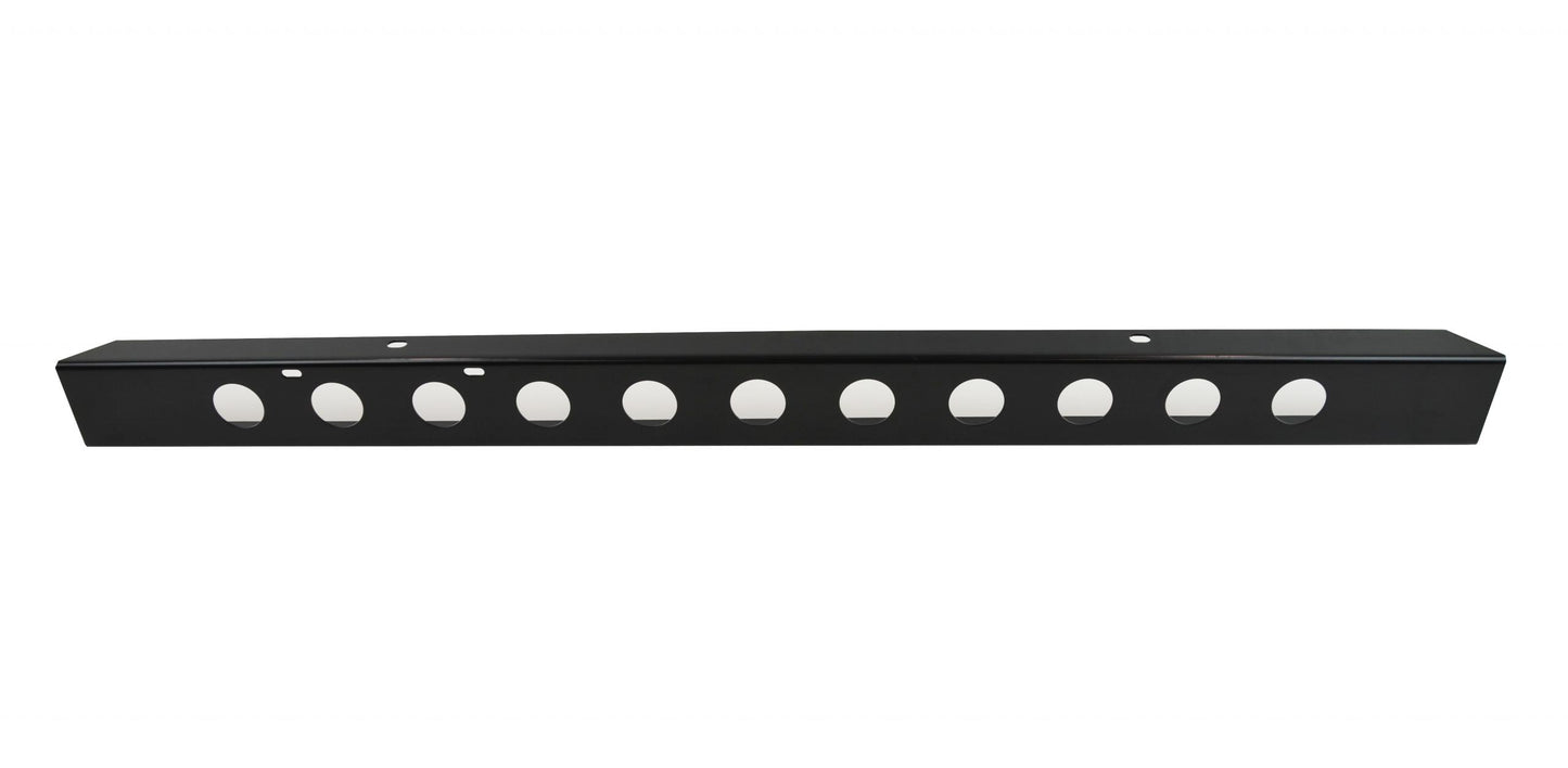 Kentrol Jeep CJ 54 Inch Front Bumper with holes 45-86 CJ Powdercoat Black Kentrol