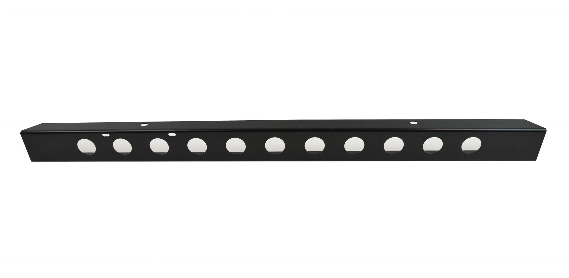 Jeep CJ 54 Inch Front Bumper with holes 45-86 CJ Powdercoat Black Kentrol-3