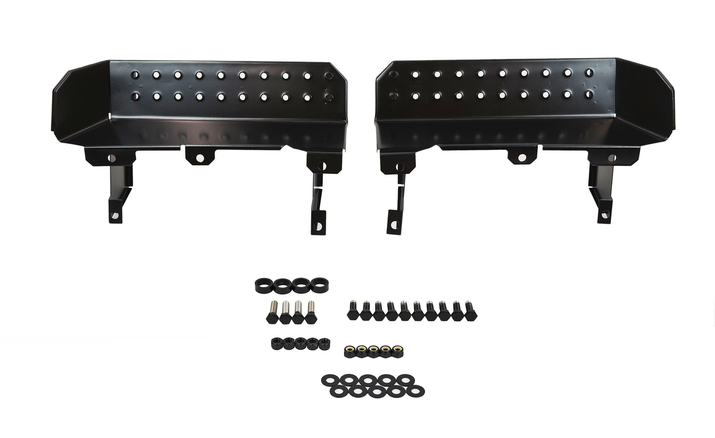 Kentrol Jeep CJ7/YJ Side Steps Pair 76-95 CJ7 Wrangler YJ Powdercoat Black Kentrol