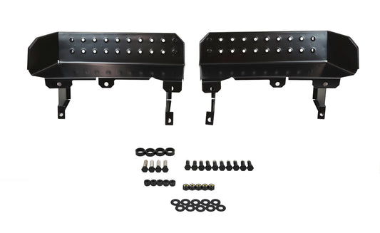 Kentrol Jeep CJ7/YJ Side Steps Pair 76-95 CJ7 Wrangler YJ Powdercoat Black Kentrol