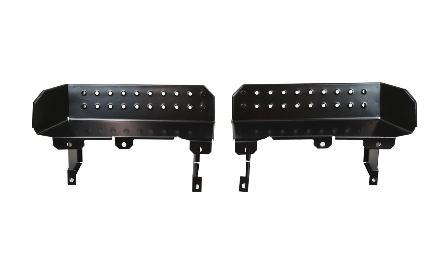 Kentrol Jeep CJ7/YJ Side Steps Pair 76-95 CJ7 Wrangler YJ Powdercoat Black Kentrol