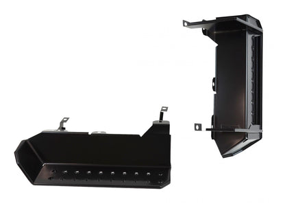 Jeep CJ7/YJ Side Steps Pair 76-95 CJ7 Wrangler YJ Powdercoat Black Kentrol-2