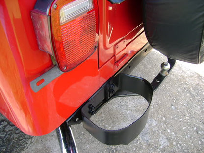 Jeep CJ/YJ Bumperettes Pair 76-95 CJ and Wrangler YJ Powdercoat Black Kentrol-6