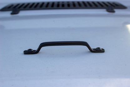 Jeep YJ Windshield Tie Down Kit 87-95 Wrangler TJ Powdercoat Black Kentrol-4