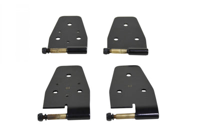 Jeep YJ Door Hinge Set 4 Pieces 87-95 Wrangler TJ Powdercoat Black Kentrol-3