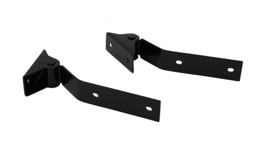 Jeep YJ Tailgate Hinge Pair 87-95 Wrangler TJ Powdercoat Black Kentrol-1