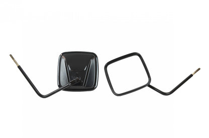 JEEP CJ/YJ/TJ/JK Outback Mirrors Pair 76-18 CJ and Wrangler YJ/TJ/JK Powdercoat Black Kentrol-1