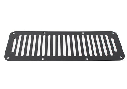Jeep YJ Hood Vent 8 Holes 87-95 Wrangler TJ Powdercoat Black Kentrol-1