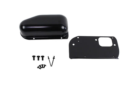 Jeep CJ Wiper Motor Cover 76-86 CJ Powdercoat Black Kentrol-3